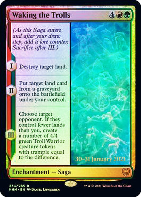 Waking the Trolls [Kaldheim Prerelease Promos] | Mindsight Gaming