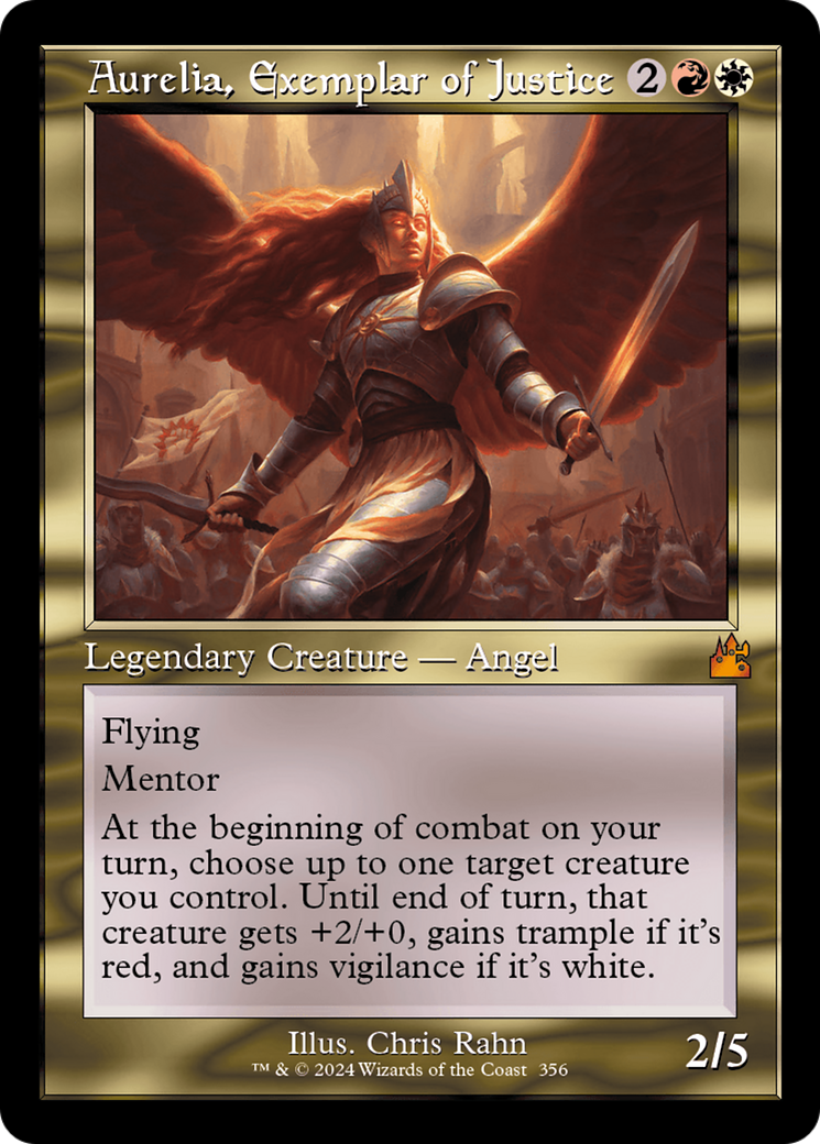 Aurelia, Exemplar of Justice (Retro) [Ravnica Remastered] | Mindsight Gaming