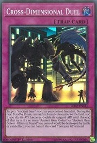 Cross-Dimensional Duel [LED2-EN033] Super Rare | Mindsight Gaming