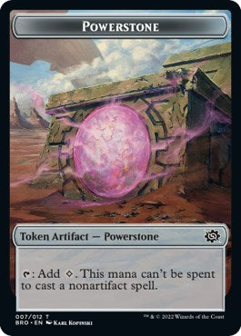 Powerstone // Construct (005) Double-Sided Token [The Brothers' War Tokens] | Mindsight Gaming