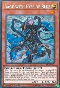 Sage with Eyes of Blue [LCKC-EN015] Secret Rare | Mindsight Gaming