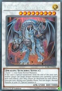 Azure-Eyes Silver Dragon [LCKC-EN066] Secret Rare | Mindsight Gaming