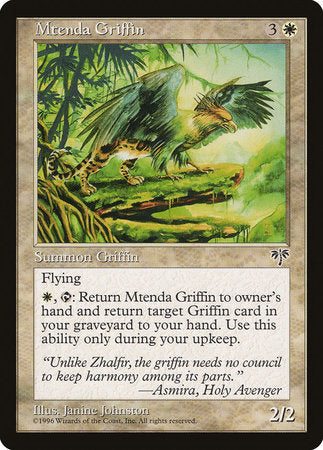 Mtenda Griffin [Mirage] | Mindsight Gaming