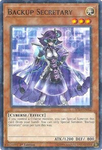 Backup Secretary (Starfoil) [SP18-EN002] Starfoil Rare | Mindsight Gaming