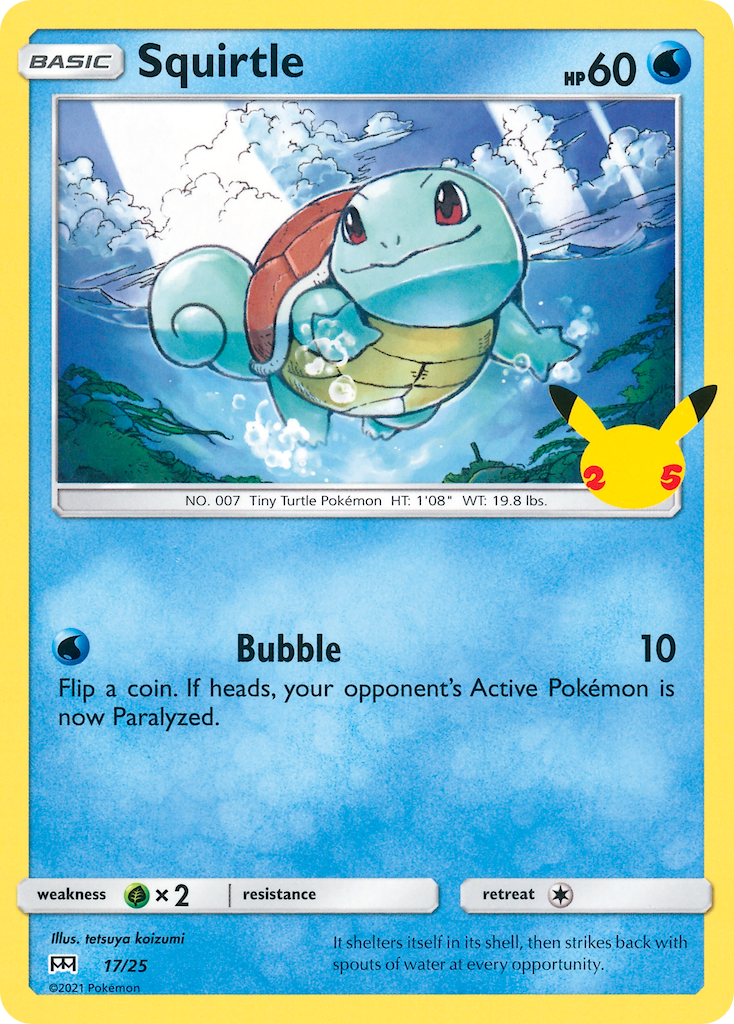 Squirtle (17/25) [McDonald's 25th Anniversary] | Mindsight Gaming