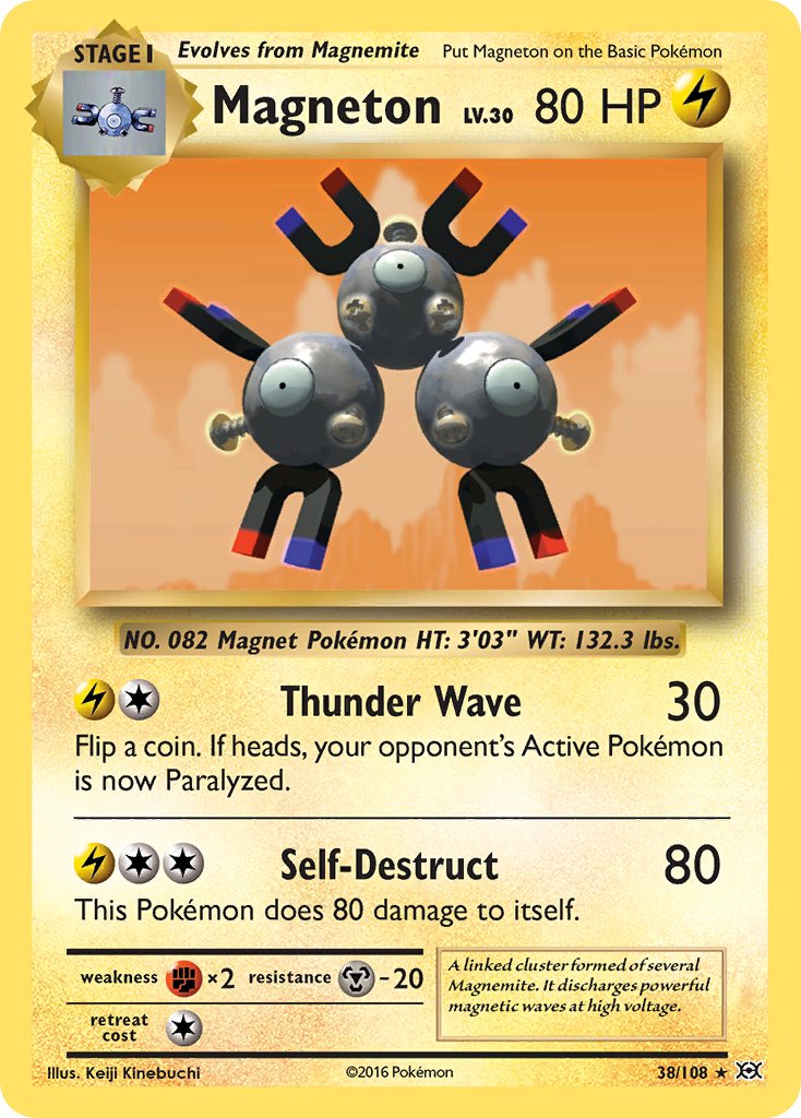 Magneton (38/108) (Theme Deck Exclusive) [XY: Evolutions] | Mindsight Gaming