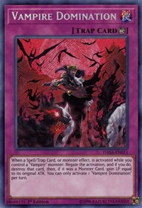 Vampire Domination [DASA-EN011] Secret Rare | Mindsight Gaming