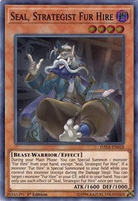 Seal, Strategist Fur Hire [DASA-EN018] Super Rare | Mindsight Gaming