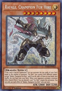 Rafale, Champion Fur Hire [DASA-EN023] Secret Rare | Mindsight Gaming