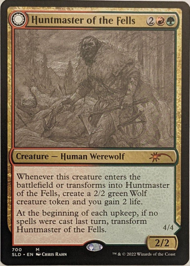 Huntmaster of the Fells // Ravager of the Fells (Sketch) [Secret Lair Drop Promos] | Mindsight Gaming