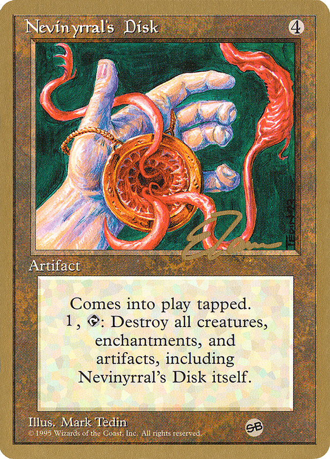 Nevinyrral's Disk (Eric Tam) (SB) [Pro Tour Collector Set] | Mindsight Gaming