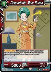 Dependable Mom Bulma [BT4-013] | Mindsight Gaming