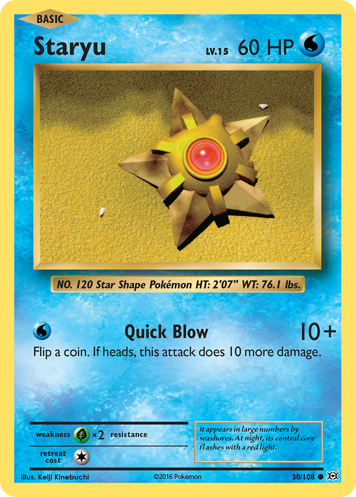 Staryu (30/108) [XY: Evolutions] | Mindsight Gaming