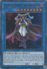 Litmus Doom Swordsman [BLRR-EN013] Ultra Rare | Mindsight Gaming