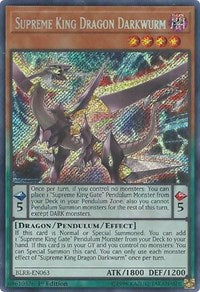 Supreme King Dragon Darkwurm [BLRR-EN063] Secret Rare | Mindsight Gaming