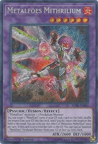 Metalfoes Mithrilium [BLRR-EN082] Secret Rare | Mindsight Gaming