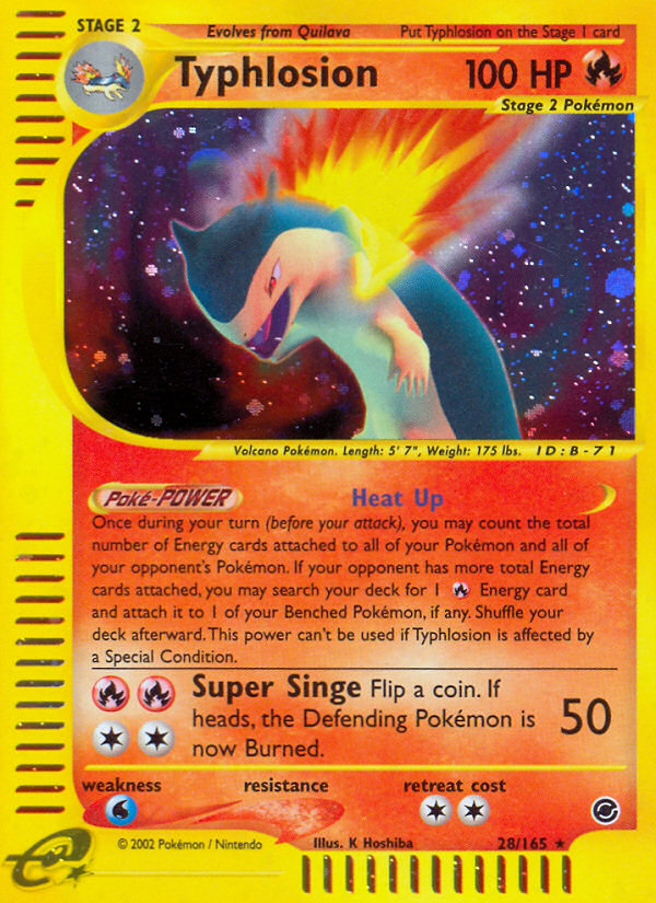 Typhlosion (28/165) [Expedition: Base Set] | Mindsight Gaming