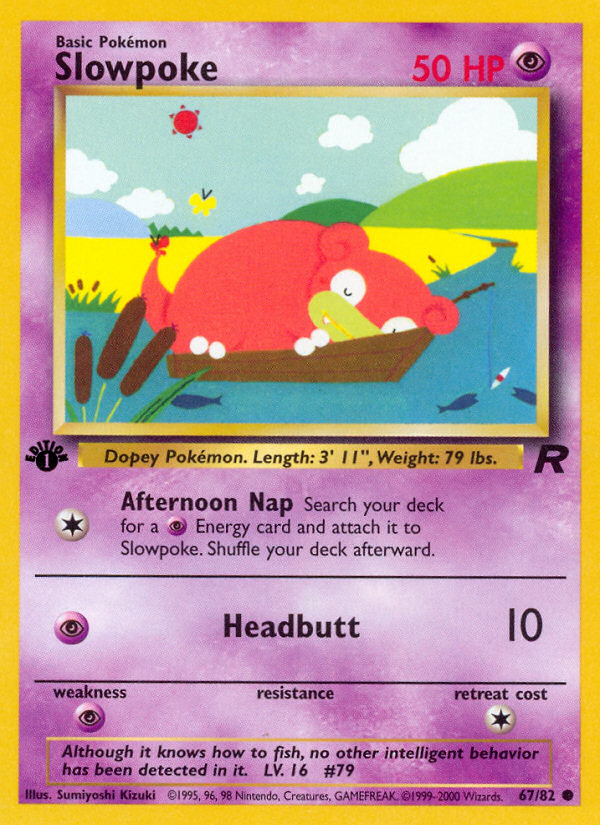 Slowpoke (67/82) [Team Rocket 1st Edition] | Mindsight Gaming