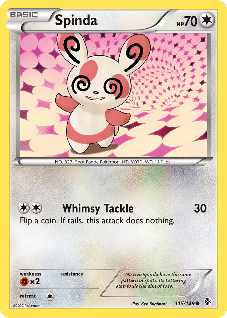 Spinda (115/149) [Black & White: Boundaries Crossed] | Mindsight Gaming