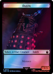 Dalek // Treasure (0063) Double-Sided Token (Surge Foil) [Doctor Who Tokens] | Mindsight Gaming