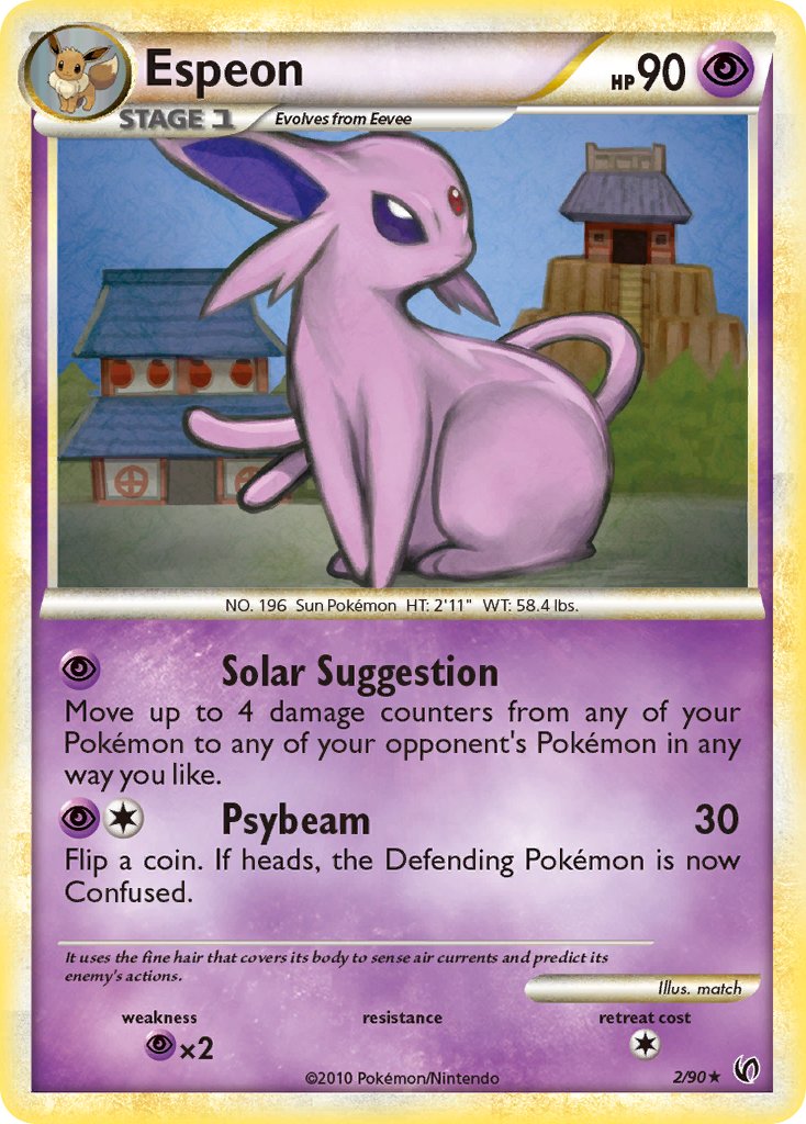 Espeon (2/90) (Theme Deck Exclusive) [HeartGold & SoulSilver: Undaunted] | Mindsight Gaming