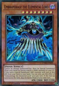 Umbramirage the Elemental Lord [CYHO-EN019] Super Rare | Mindsight Gaming