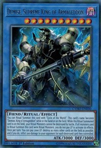 Demise, Supreme King of Armageddon [CYHO-EN030] Rare | Mindsight Gaming