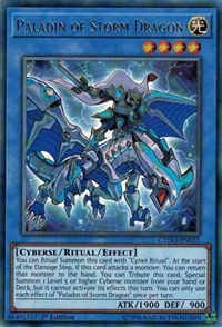 Paladin of Storm Dragon [CYHO-EN031] Rare | Mindsight Gaming