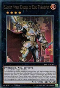 Sacred Noble Knight of King Custennin [CYHO-EN089] Ultra Rare | Mindsight Gaming