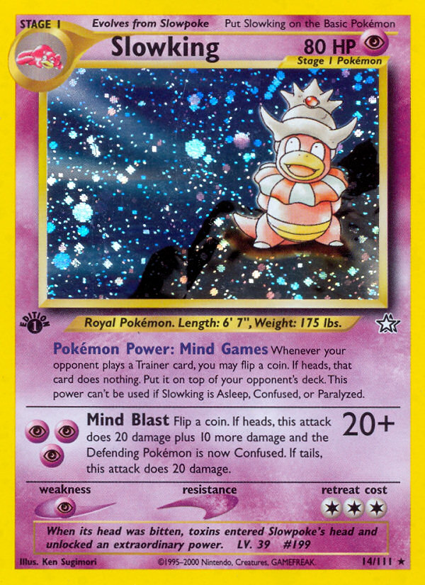 Slowking (14/111) [Neo Genesis 1st Edition] | Mindsight Gaming