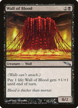 Wall of Blood [Mirrodin] | Mindsight Gaming