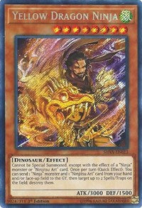 Yellow Dragon Ninja [SHVA-EN013] Secret Rare | Mindsight Gaming