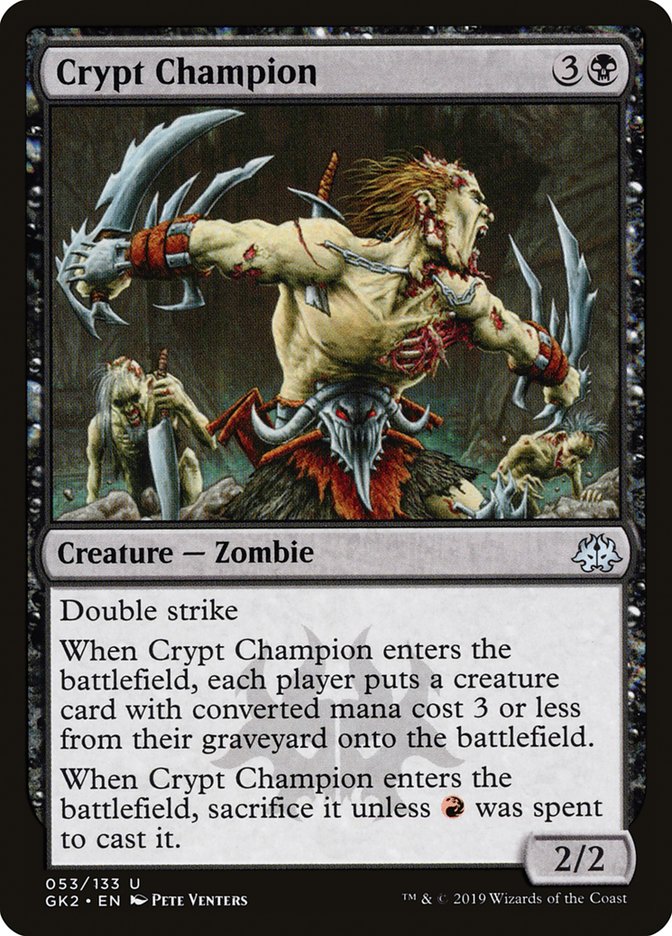 Crypt Champion [Ravnica Allegiance Guild Kit] | Mindsight Gaming