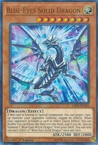 Blue-Eyes Solid Dragon [LED3-EN002] Ultra Rare | Mindsight Gaming