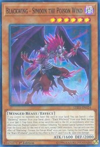 Blackwing - Simoon the Poison Wind [LED3-EN024] Super Rare | Mindsight Gaming