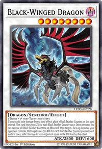 Black-Winged Dragon [LED3-EN028] Common | Mindsight Gaming