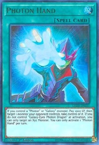 Photon Hand [LED3-EN037] Ultra Rare | Mindsight Gaming