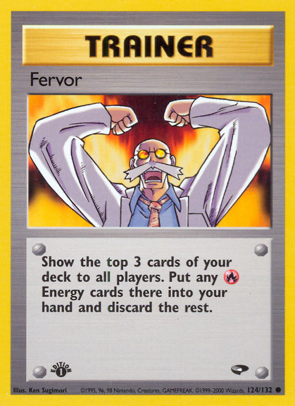 Fervor (124/132) [Gym Challenge 1st Edition] | Mindsight Gaming