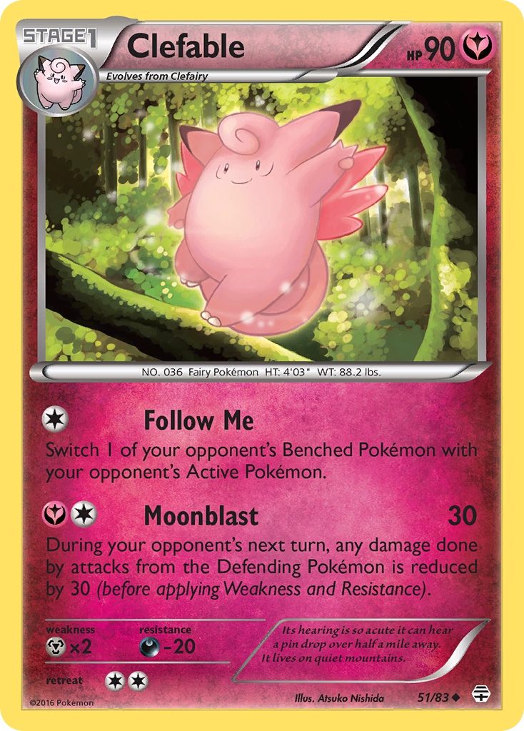 Clefable (51/83) [XY: Generations] | Mindsight Gaming