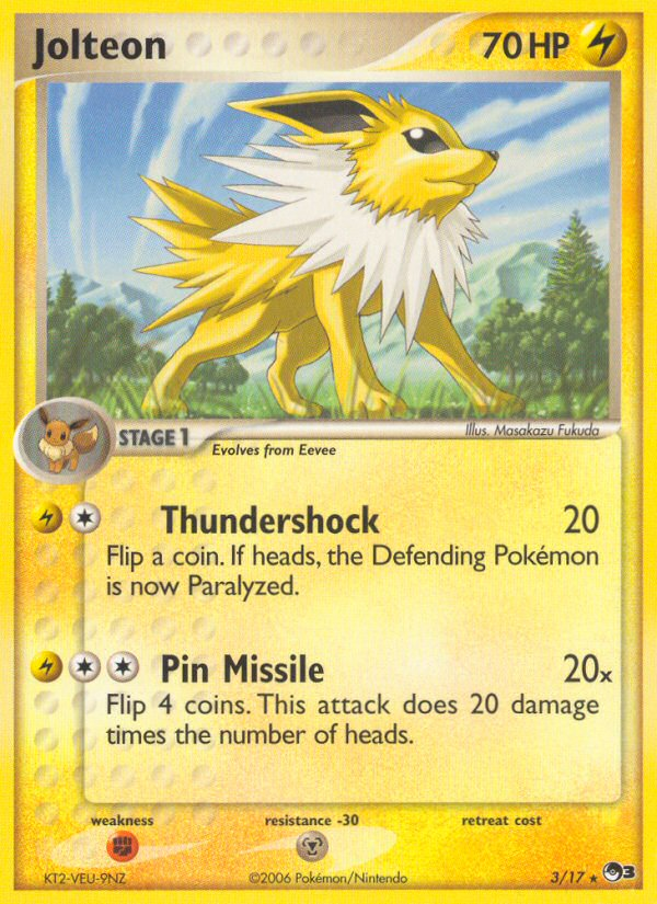 Jolteon (3/17) [POP Series 3] | Mindsight Gaming