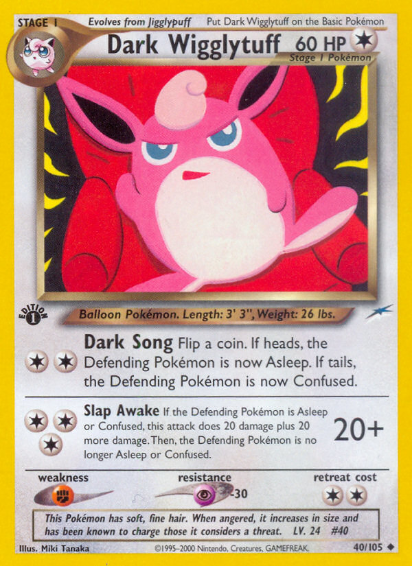 Dark Wigglytuff (40/105) [Neo Destiny 1st Edition] | Mindsight Gaming