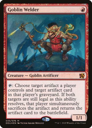 Goblin Welder [Duel Decks: Elves vs. Inventors] | Mindsight Gaming