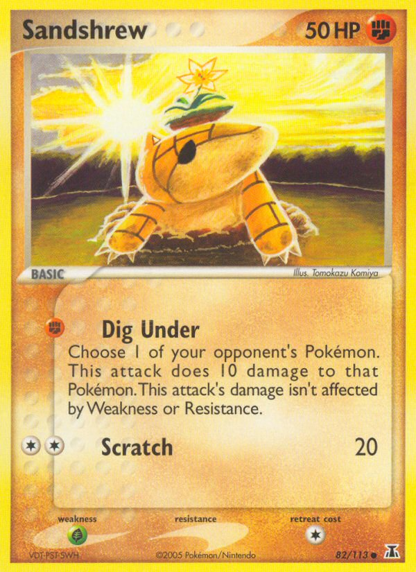 Sandshrew (82/113) [EX: Delta Species] | Mindsight Gaming