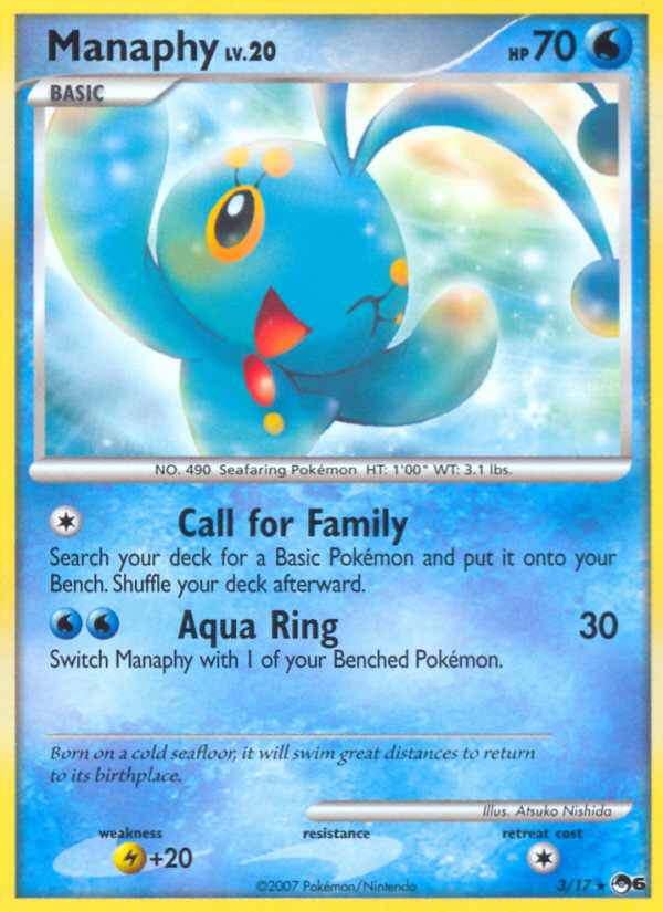 Manaphy (3/17) [POP Series 6] | Mindsight Gaming