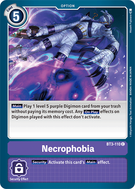 Necrophobia [BT3-110] [Release Special Booster Ver.1.5] | Mindsight Gaming