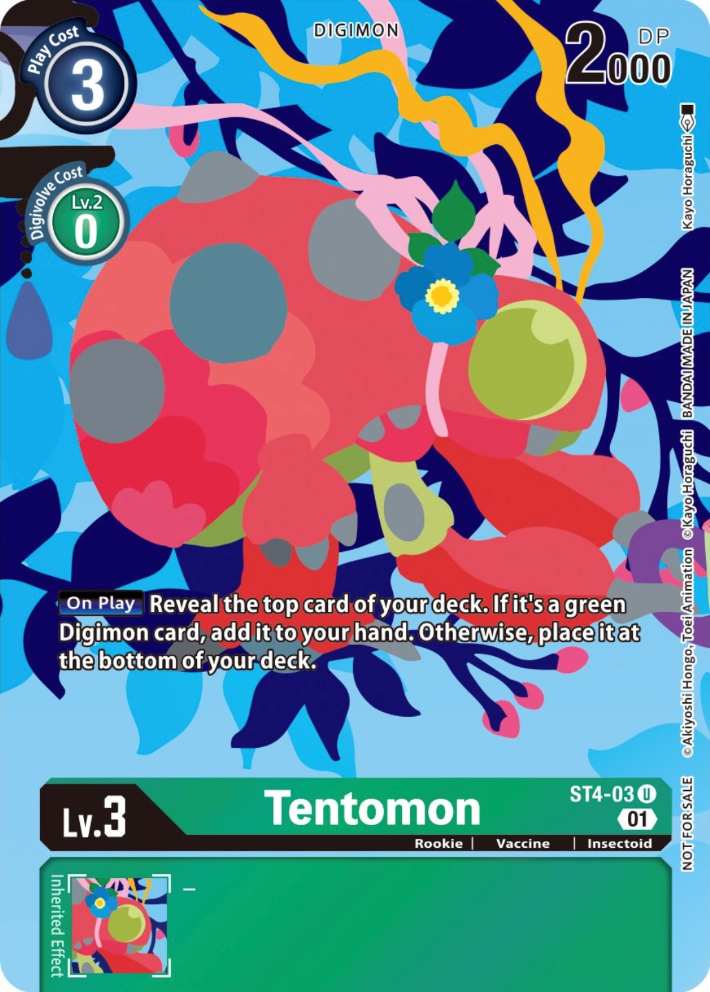 Tentomon [ST4-03] (Tamer's Card Set 2 Floral Fun) [Starter Deck: Giga Green Promos] | Mindsight Gaming