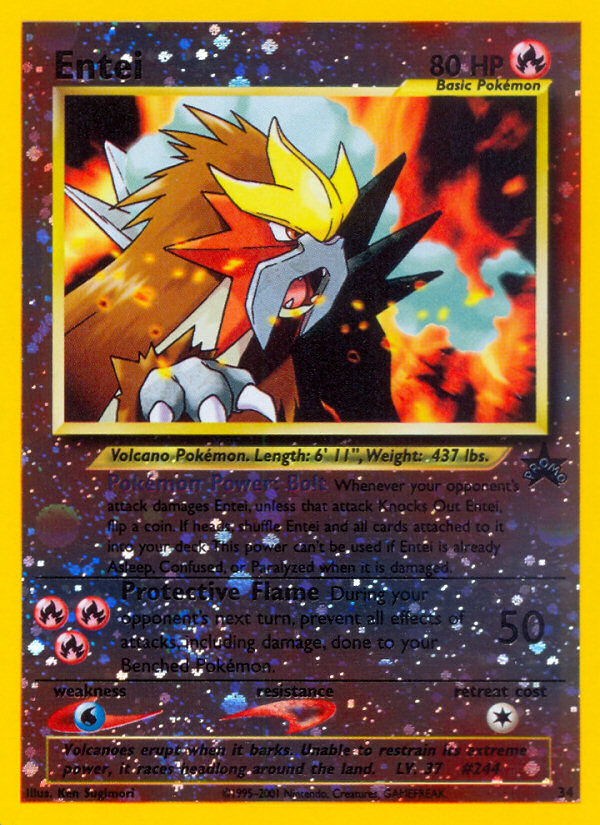 Entei (34) [Wizards of the Coast: Black Star Promos] | Mindsight Gaming