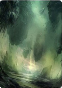 Swamp 1 Art Card [Zendikar Rising Art Series] | Mindsight Gaming