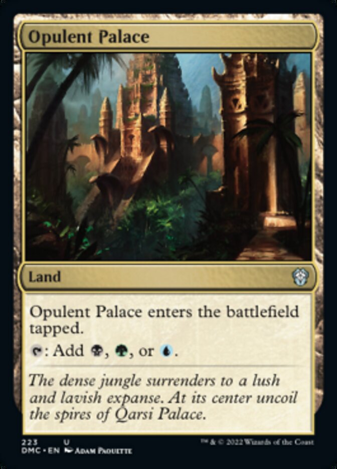 Opulent Palace [Dominaria United Commander] | Mindsight Gaming