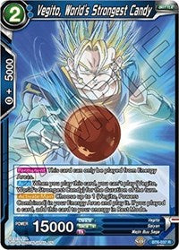 Vegito, World's Strongest Candy [BT6-037] | Mindsight Gaming